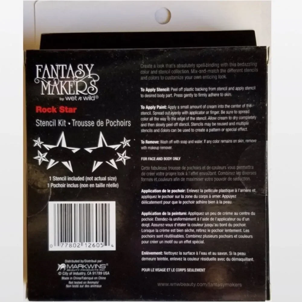 New Star Make Up Stencil Set